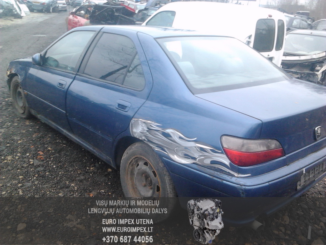 Used Car Parts Peugeot 406 1996 1.8 Mechanical Sedan 4/5 d. Blue 2014-1-22