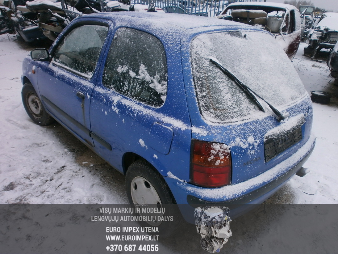 Used Car Parts Nissan MICRA 1995 1.0 Mechanical Hatchback 2/3 d. Blue 2014-1-16