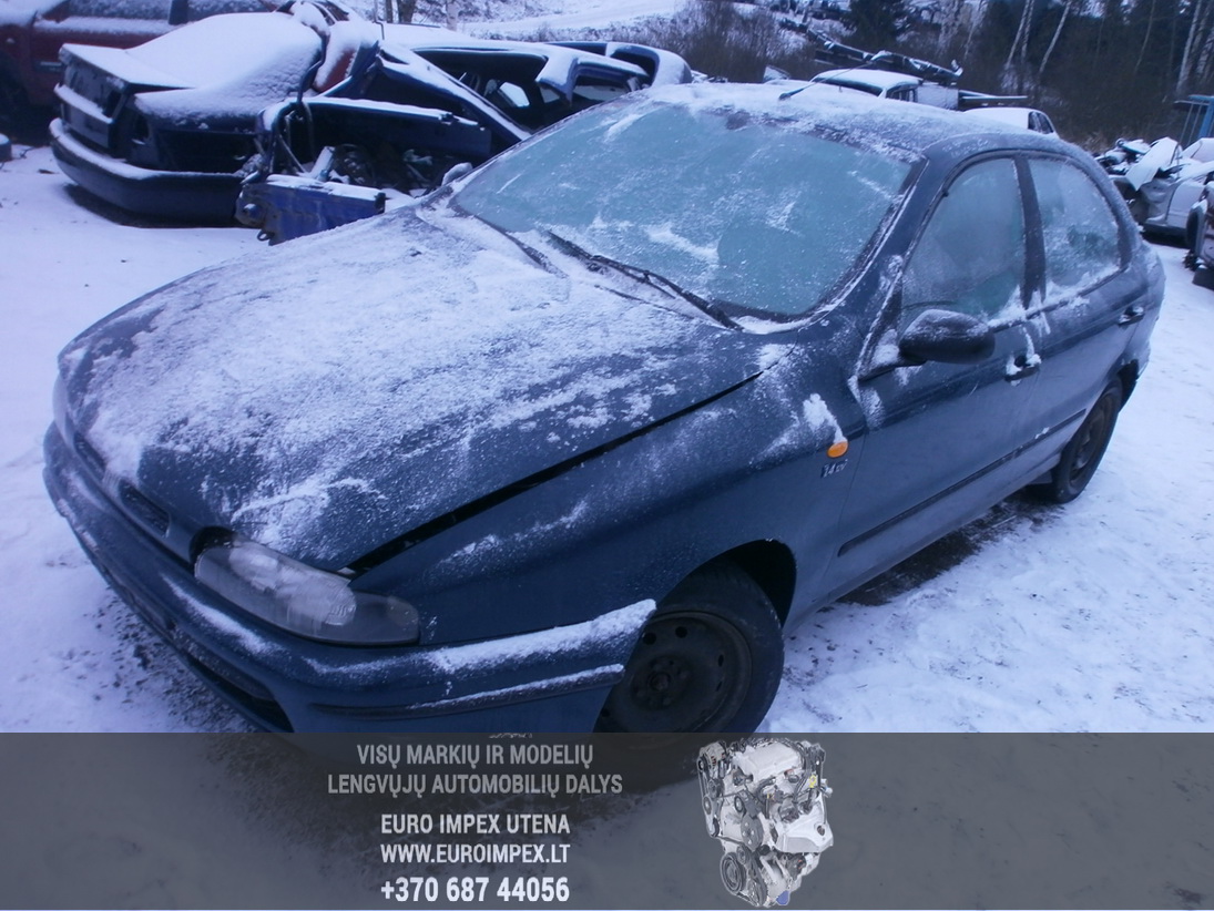Naudotos automobilio dalys Fiat BRAVA 1996 1.4 Mechaninė Hačbekas 4/5 d. Å½alia 2014-1-16