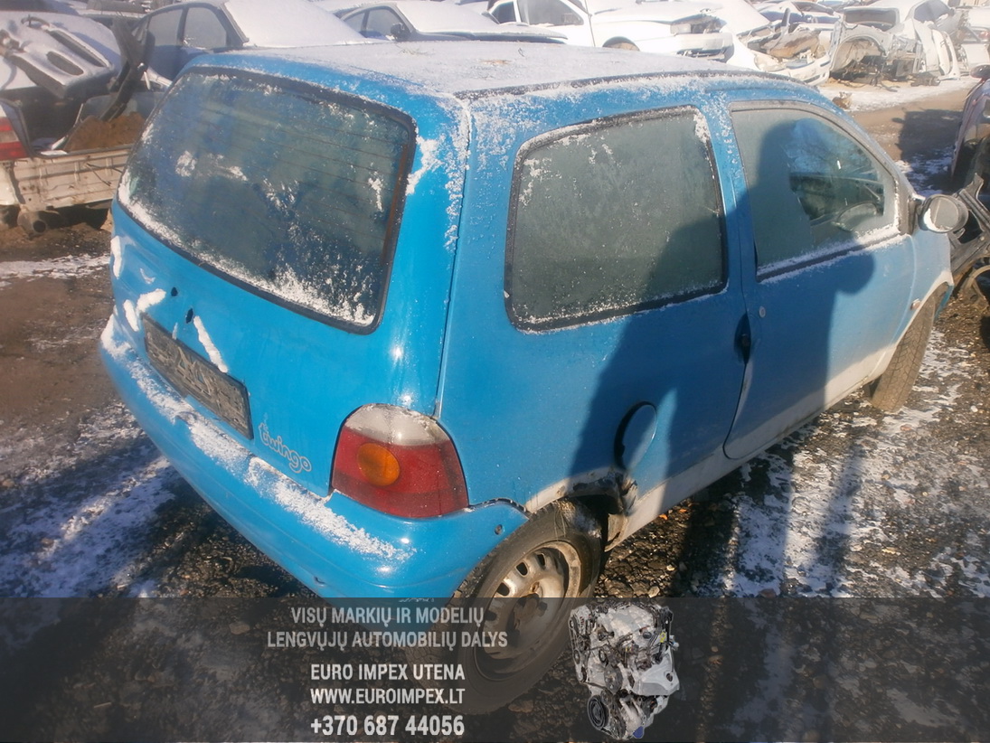 Used Car Parts Renault TWINGO 1996 1.2 Mechanical Hatchback 2/3 d. Blue 2014-1-22