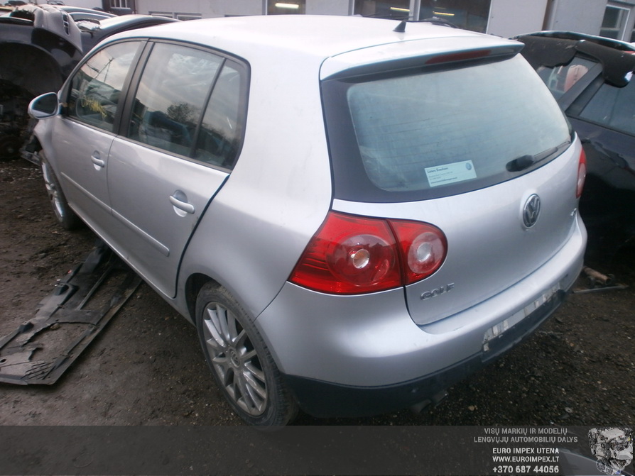 Подержанные Автозапчасти Volkswagen GOLF 2007 2.0 автоматическая хэтчбэк 4/5 d. Серый 2014-2-21