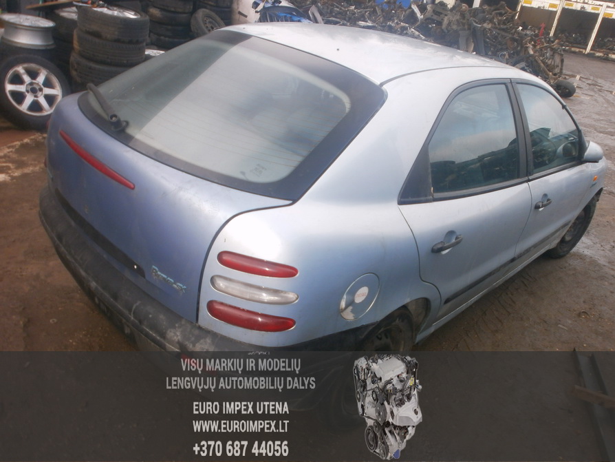 Подержанные Автозапчасти Fiat BRAVA 2000 1.9 машиностроение хэтчбэк 4/5 d. Серый 2014-2-12