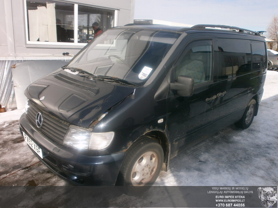 Used Car Parts Mercedes-Benz VITO 2002 2.2 Automatic Minivan 4/5 d. Black 2014-3-18