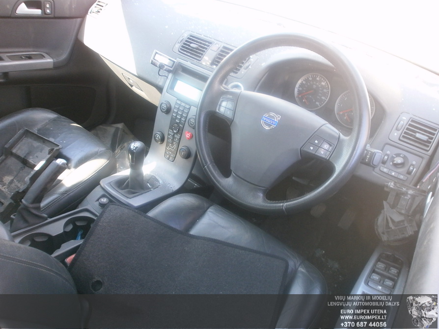Naudotos automobilio dalys Volvo S40 2006 1.8 Mechaninė Sedanas 4/5 d. Juoda 2014-3-29