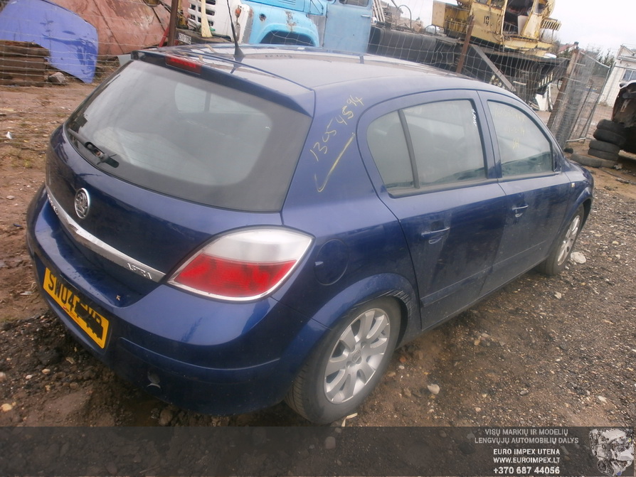 Used Car Parts Opel ASTRA 2004 1.4 Mechanical Hatchback 4/5 d. Blue 2014-4-08