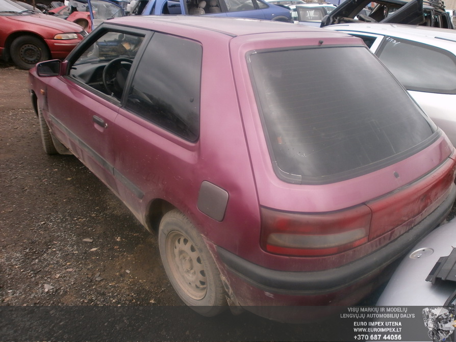 Naudotos automobilio dalys Mazda 323 1995 1.3 Mechaninė Hačbekas 2/3 d. Raudona 2014-4-14