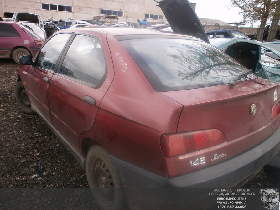 Used Car Parts Alfa-Romeo 146 1996 1.9 Mechanical Hatchback 4/5 d. Red 2014-4-14