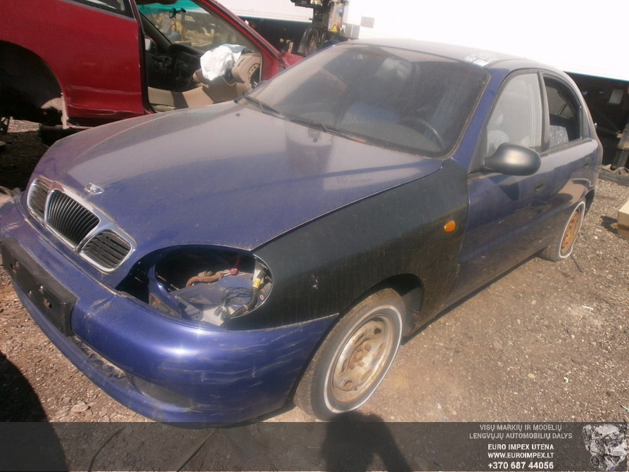 Used Car Parts Daewoo LANOS 1998 1.5 Mechanical Hatchback 4/5 d. Blue 2014-4-30