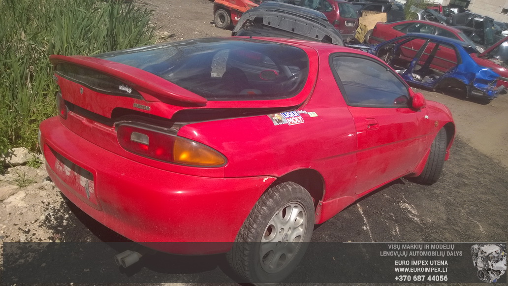 Used Car Parts Mazda MX-3 1993 1.8 Mechanical Coupe 2/3 d. Red 2014-6-10