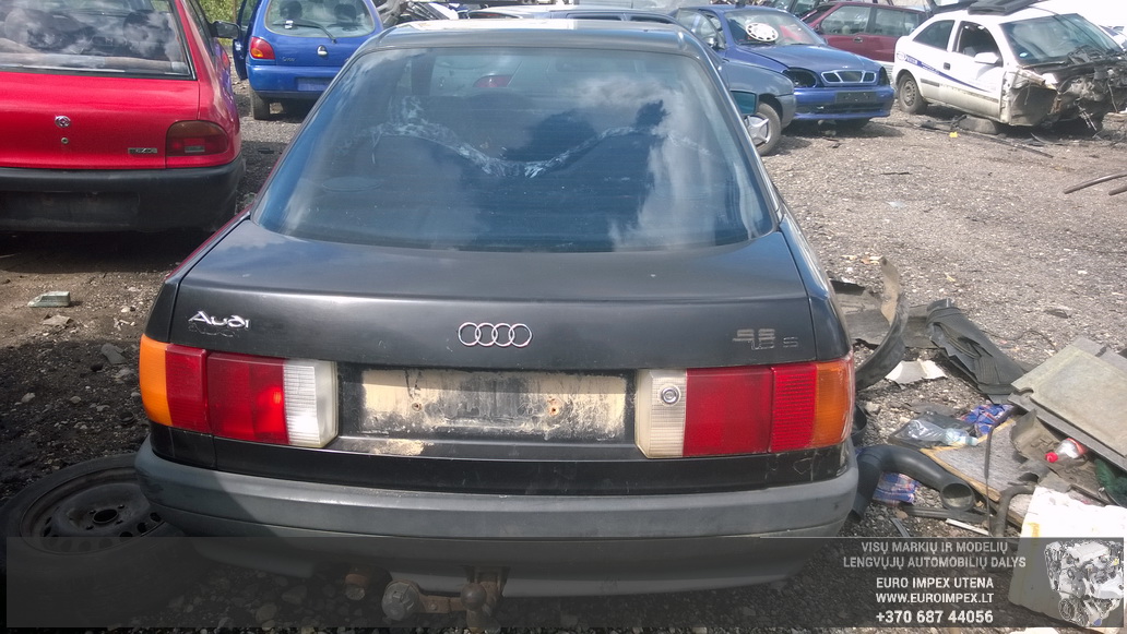 Naudotos automobilio dalys Audi 80 1990 1.8 Mechaninė Sedanas 4/5 d. Juoda 2014-7-02