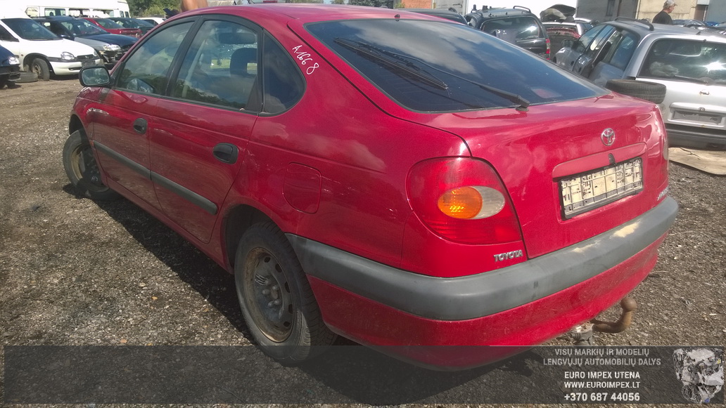 Used Car Parts Toyota AVENSIS 1998 1.8 Mechanical Hatchback 4/5 d. Red 2014-7-14