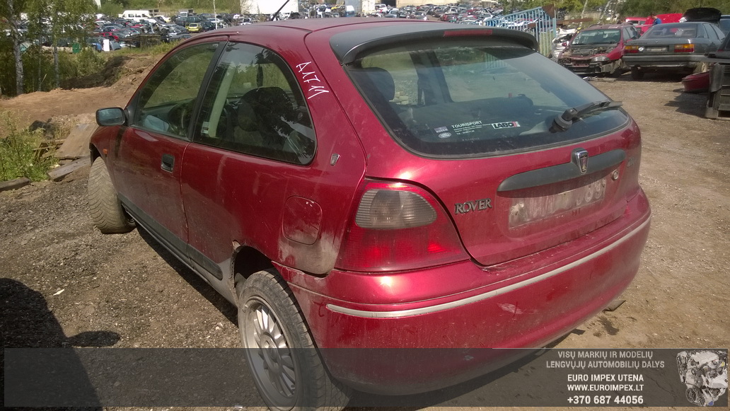 Used Car Parts Rover 200-SERIES 1998 2.0 Mechanical Hatchback 2/3 d. Red 2014-8-02