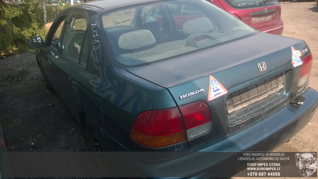 Naudotos automobilio dalys Honda CIVIC 1997 1.4 Mechaninė Sedanas 4/5 d. Å½alia 2014-8-02