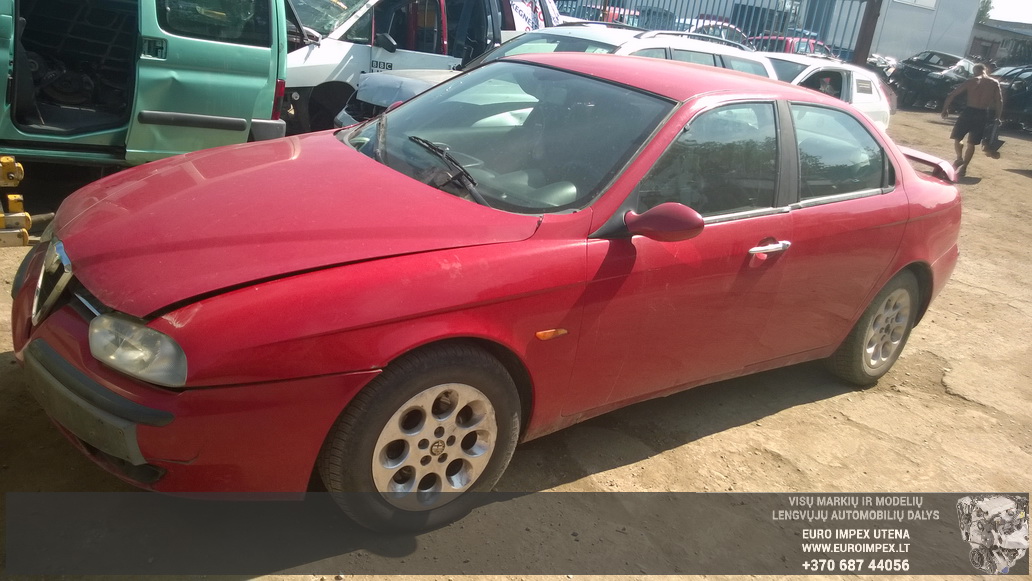 Used Car Parts Alfa-Romeo 156 2001 2.4 Mechanical Sedan 4/5 d. Red 2014-8-05
