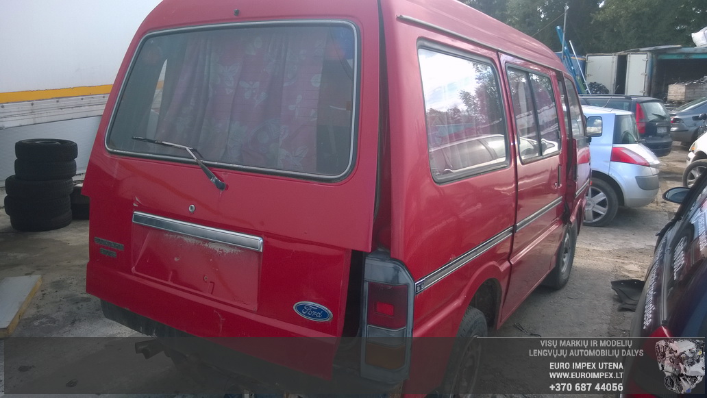 Used Car Parts Ford ECONOVAN 1990 2 Mechanical Minivan 4/5 d. Red 2014-8-19