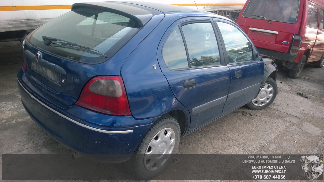 Used Car Parts Rover 200-SERIES 1998 1.4 Mechanical Hatchback 4/5 d. Blue 2014-8-19