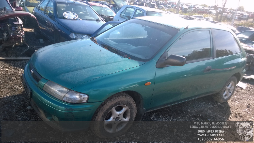 Used Car Parts Mazda 323 1998 1.5 Automatic Hatchback 2/3 d. Green 2014-9-30