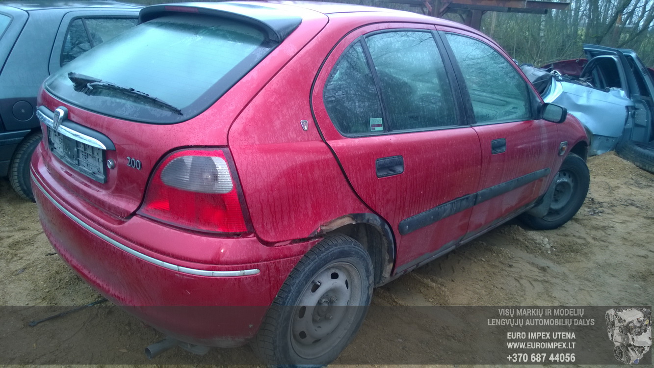 Used Car Parts Rover 200-SERIES 1998 1.4 Mechanical Hatchback 4/5 d. Red 2014-11-07