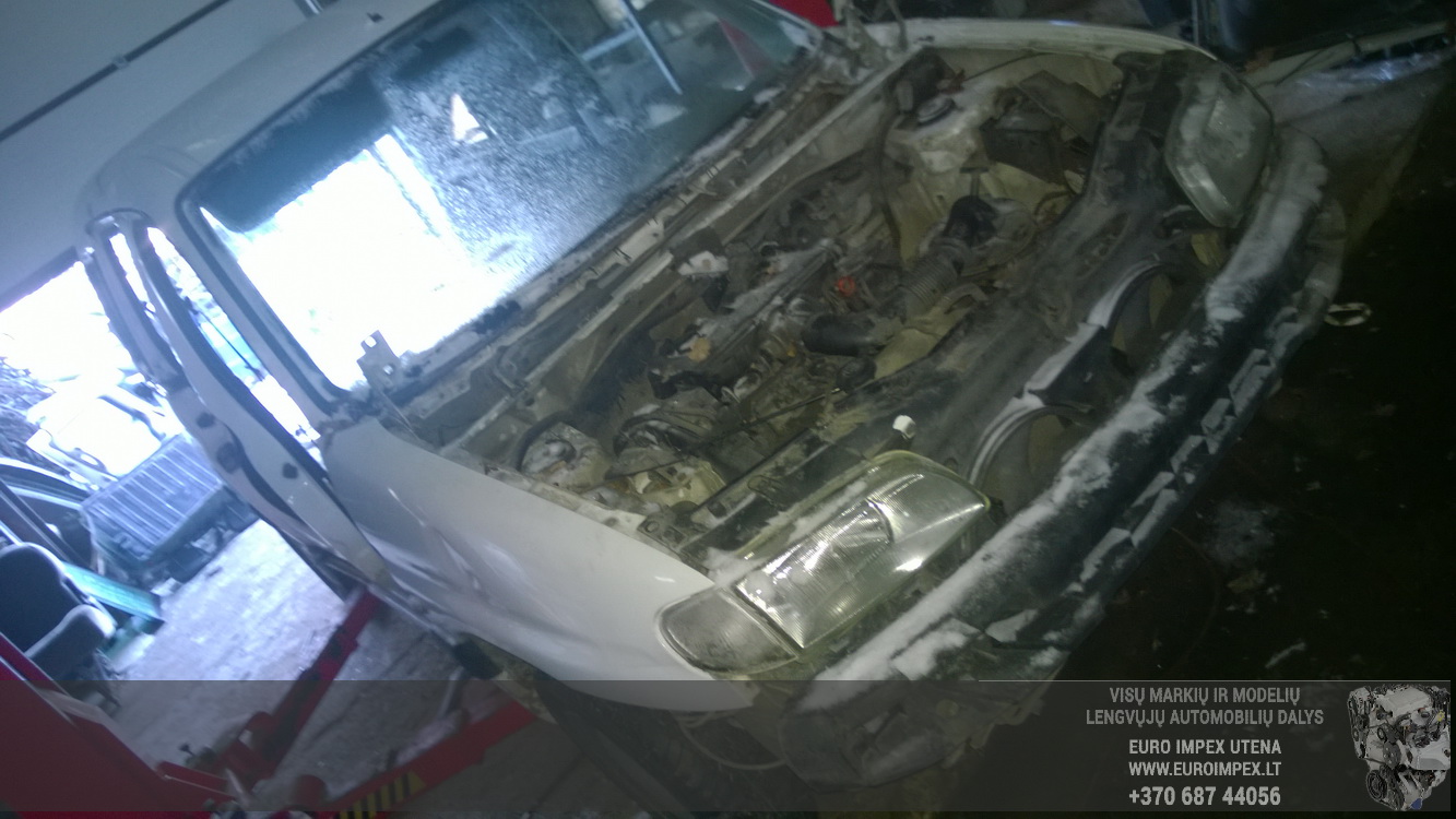 Naudotos automobilio dalys Citroen BERLINGO 2000 1.9 Mechaninė Komercinis 2/3 d. Balta 2015-1-07