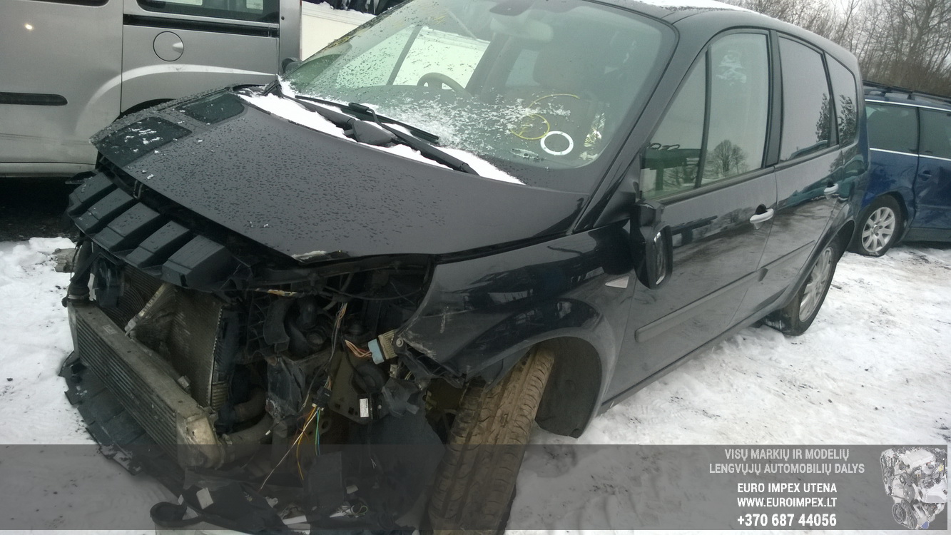 Used Car Parts Renault SCENIC 2006 2.0 Mechanical Minivan 4/5 d. Black 2015-1-09
