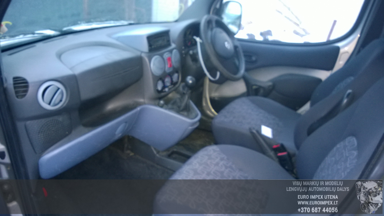 Used Car Parts Fiat DOBLO 2005 1.9 Mechanical Minivan 4/5 d. Grey 2015-1-09