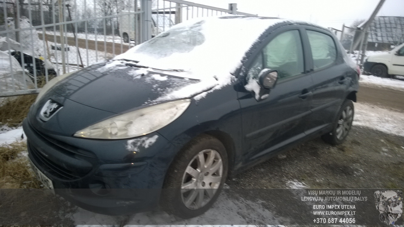 Used Car Parts Peugeot 207 2007 1.6 Mechanical Hatchback 4/5 d. Black 2015-1-09