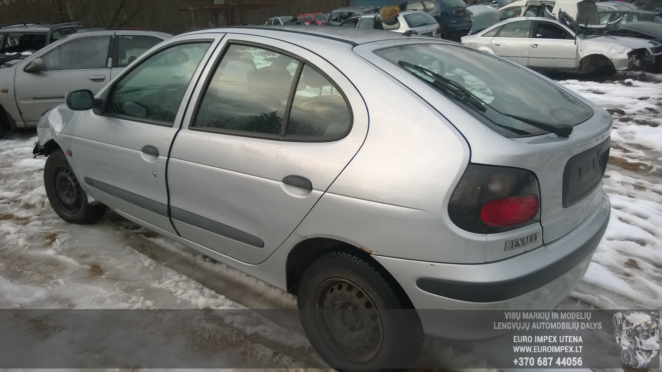 Used Car Parts Renault MEGANE 1996 1.6 Automatic Hatchback 4/5 d. Grey 2015-1-14