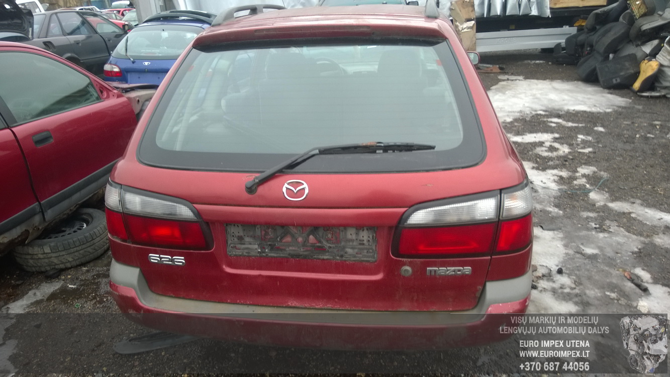 Naudotos automobilio dalys Mazda 626 1998 2.0 Mechaninė Universalas 4/5 d. Raudona 2015-2-26