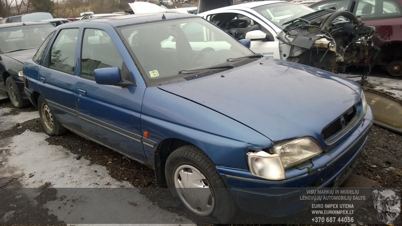 Used Car Parts Ford ESCORT 1992 1.6 Mechanical Sedan 4/5 d. Blue 2015-3-03