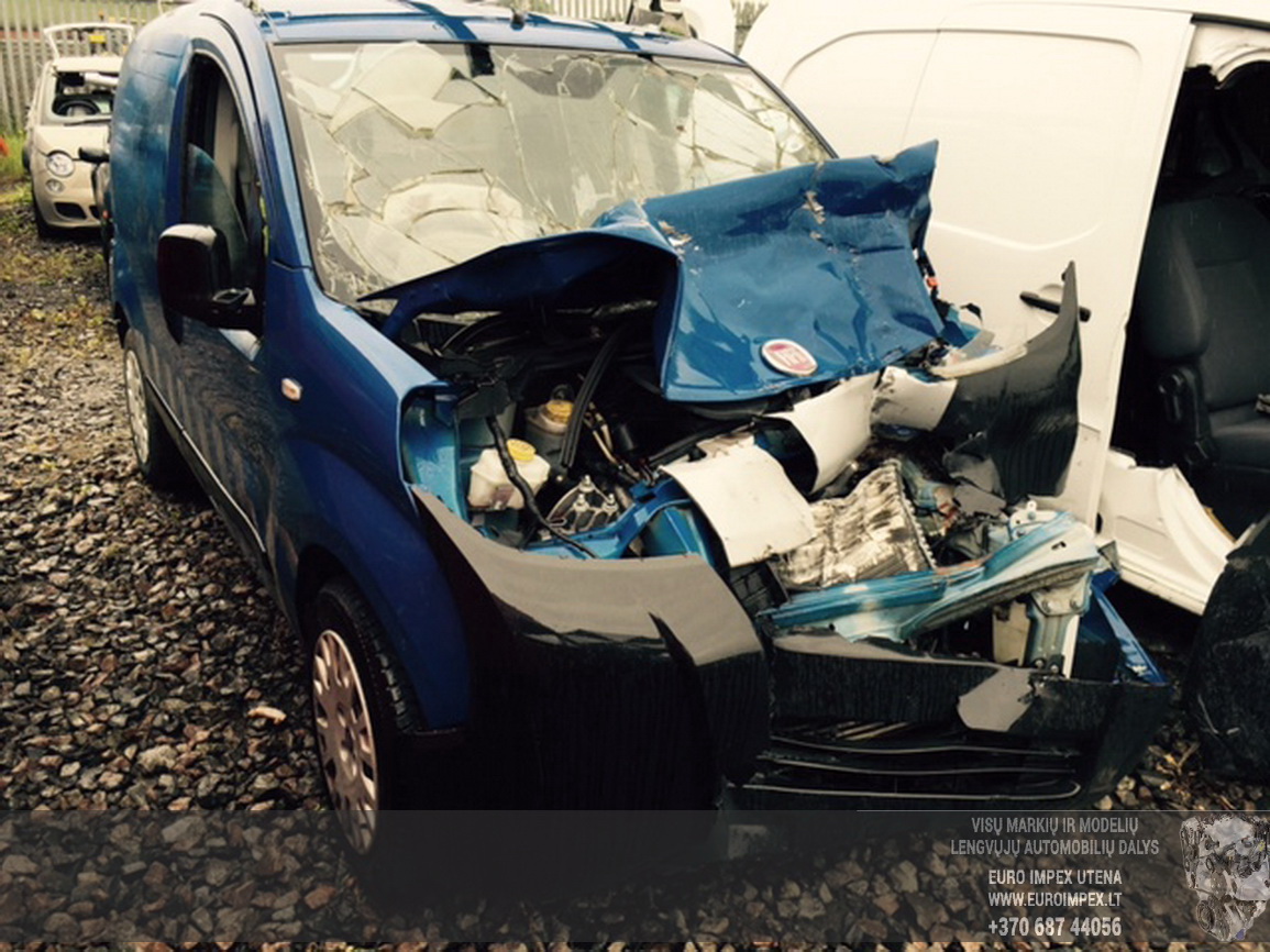 Naudotos automobilio dalys Fiat FIORINO 2011 1.3 Mechaninė Komercinis 2/3 d. Melyna 2015-6-29