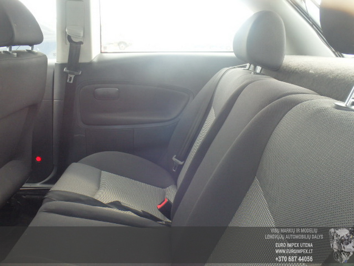 Naudotos automobilio dalys Seat IBIZA 2004 1.8 Mechaninė Hačbekas 2/3 d. Pilka 2015-6-30