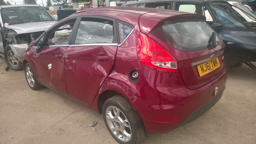 Used Car Parts Ford FIESTA 2011 1.2 Mechanical Hatchback 4/5 d. Red 2015-6-17