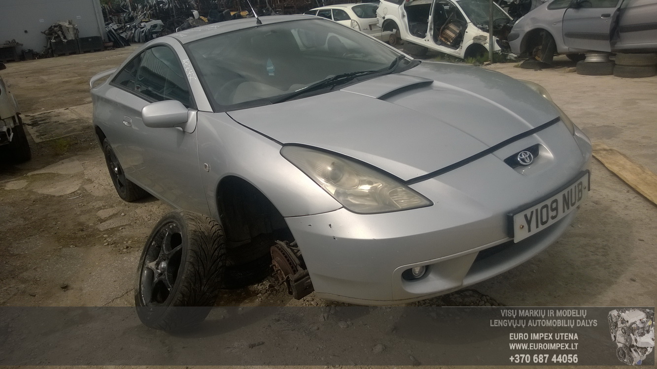 Used Car Parts Toyota CELICA 2001 1.8 Mechanical Coupe 2/3 d. Grey 2015-6-26