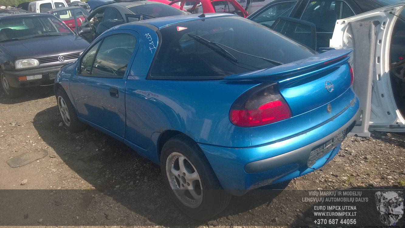 Used Car Parts Opel TIGRA 1997 1.4 Automatic Coupe 2/3 d. Blue 2015-7-09