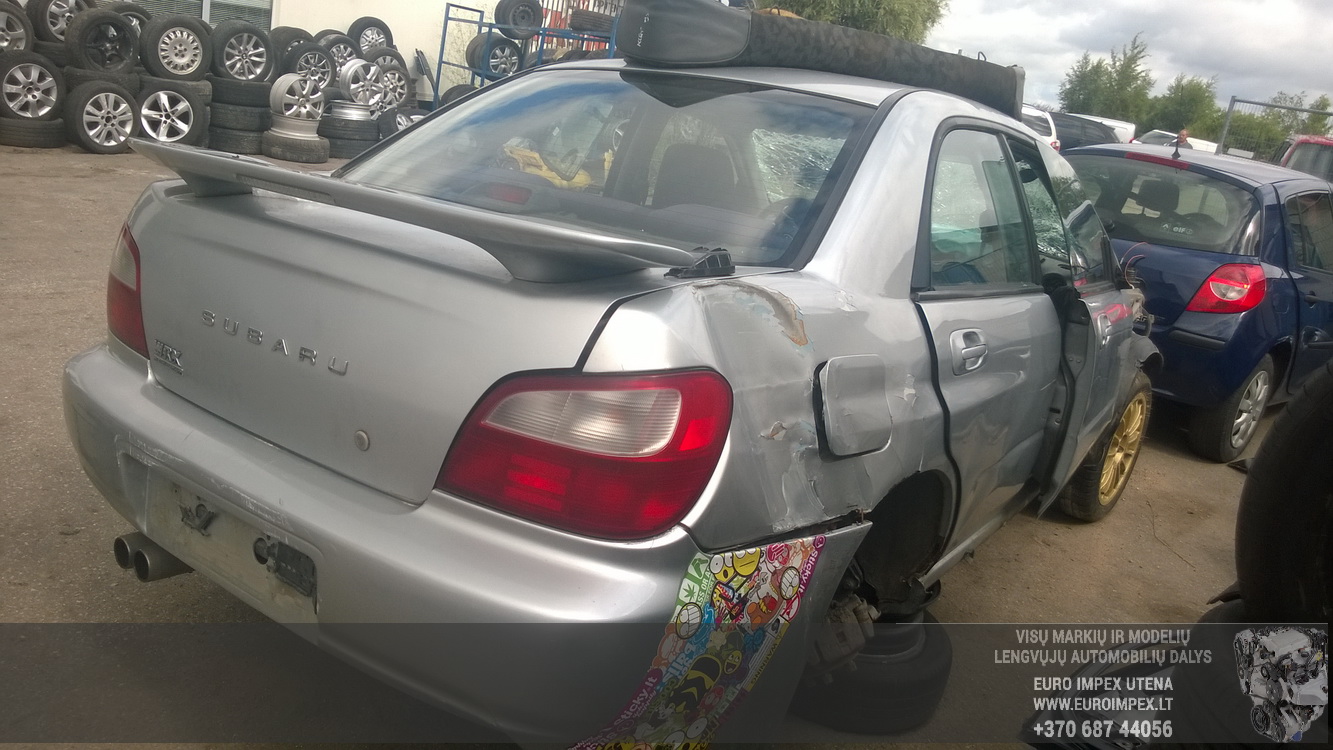 Used Car Parts Subaru IMPREZA 2002 2.0 Automatic Sedan 4/5 d. Grey 2015-7-21