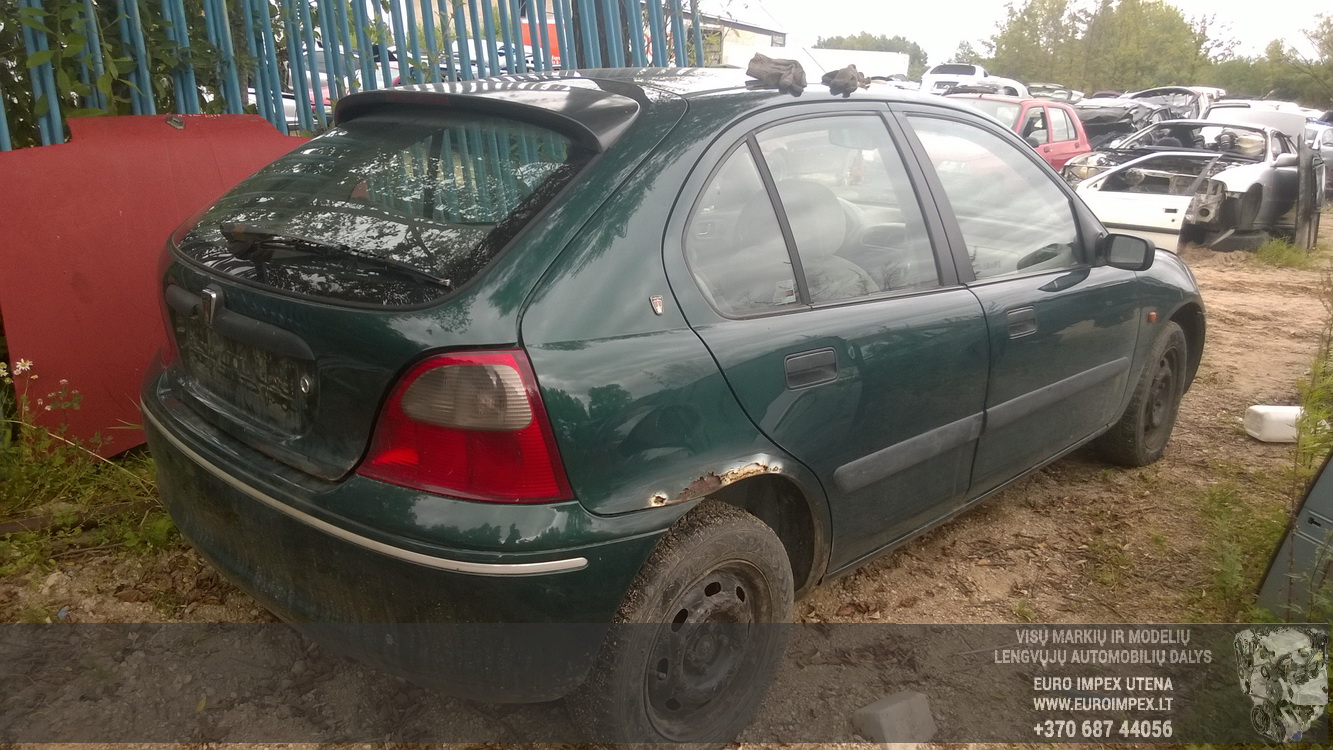 Used Car Parts Rover 200-SERIES 1997 2.0 Mechanical Hatchback 4/5 d. Green 2015-8-17