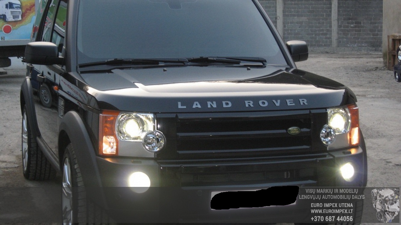 Подержанные Автозапчасти Land Rover DISCOVERY 2007 2.7 машиностроение напрямик 4/5 d. черный 2015-9-25