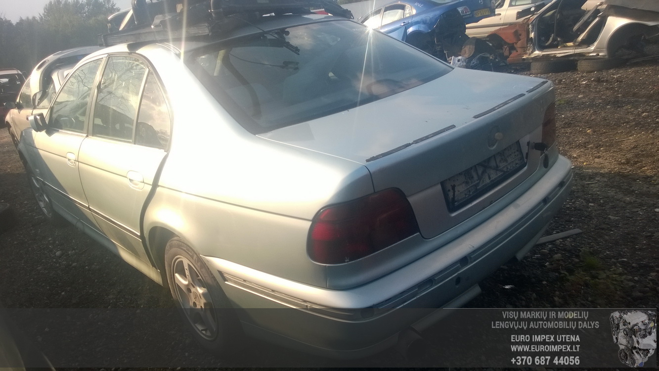 Naudotos automobilio dalys BMW 5-SERIES 1999 2.5 Mechaninė Sedanas 4/5 d. Zydra 2015-9-24