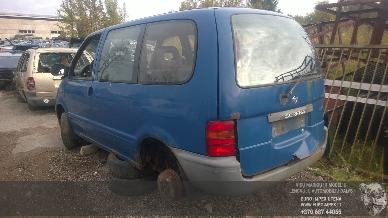 Used Car Parts Nissan SERENA 1996 1.6 Mechanical Minivan 4/5 d. Blue 2015-9-29