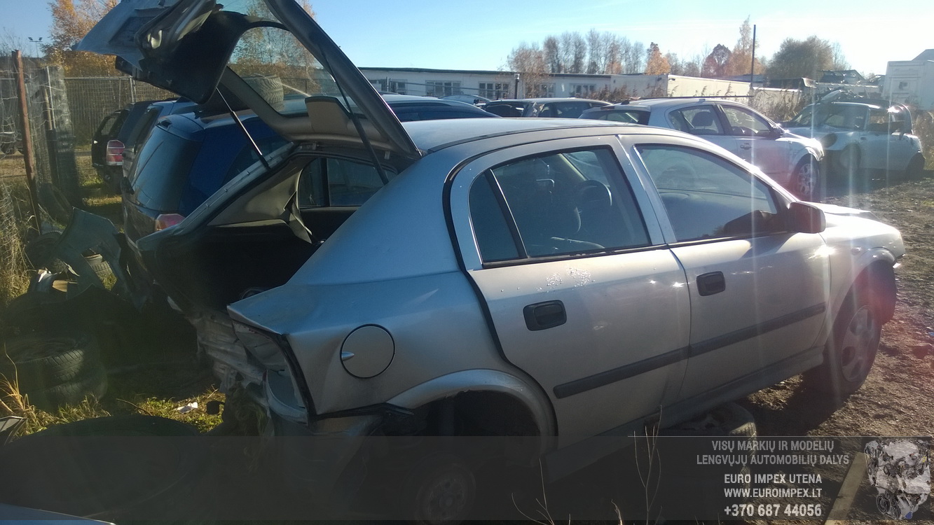 Naudotos automobilio dalys Opel ASTRA 1999 1.7 Mechaninė Hečbekas 4/5 d. Pilka 2015-10-29