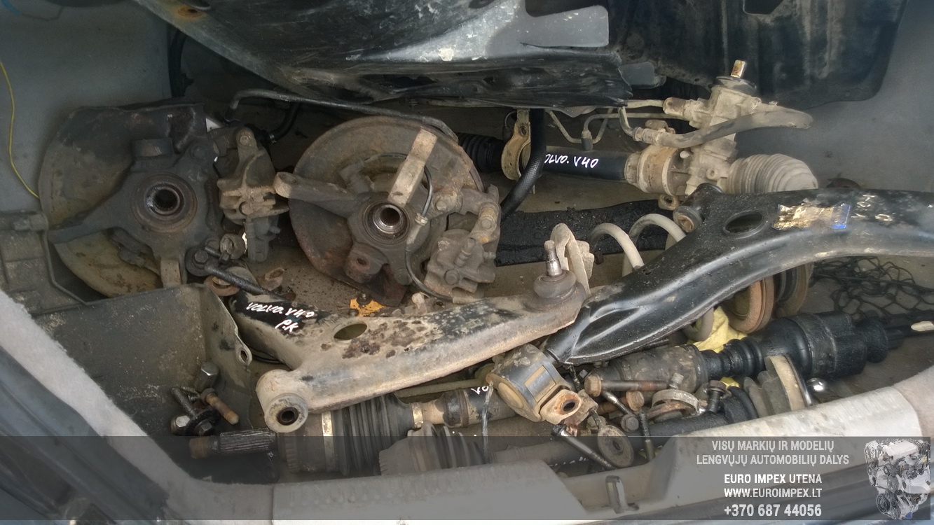 Used Car Parts Volvo S40 1998 1.9 Mechanical Sedan 4/5 d. Black 2015-11-11