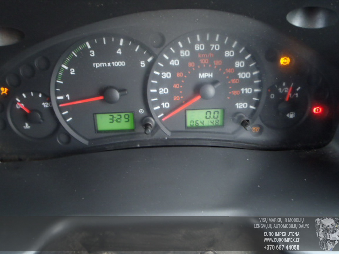 Naudotos automobilio dalys Ford TRANSIT 2004 2.0 Mechaninė Krovininis mikroautobusas 2/3 d. Balta 2015-12-03