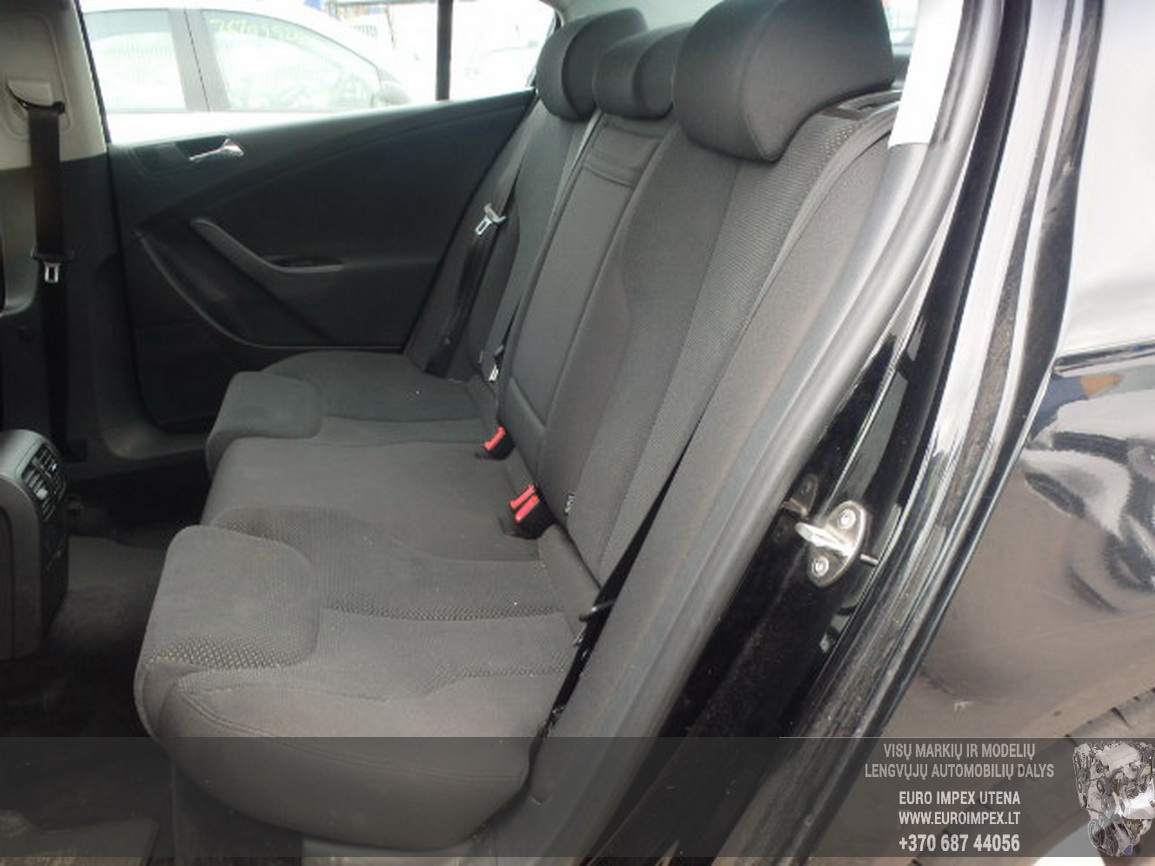 Naudotos automobilio dalys Volkswagen PASSAT 2006 2.0 Mechaninė Sedanas 4/5 d. Juoda 2015-12-11