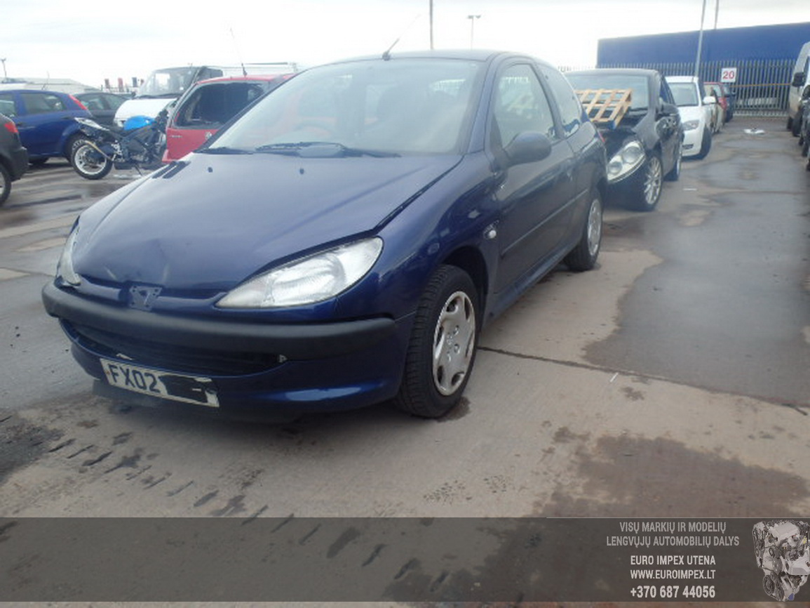 A2598 Peugeot 206 2002 1.1 Mechanical Gasoline