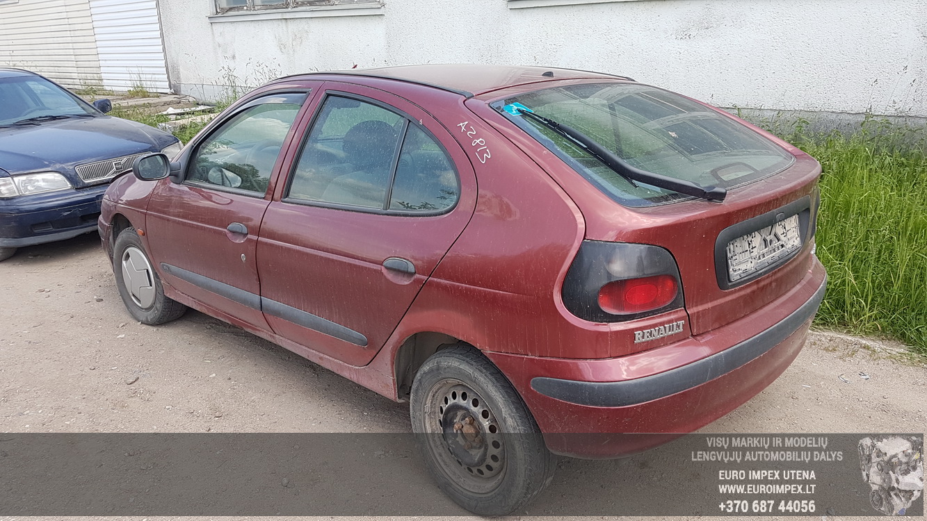 Used Car Parts Renault MEGANE 1996 1.9 Mechanical Hatchback 4/5 d. Red 2016-5-31