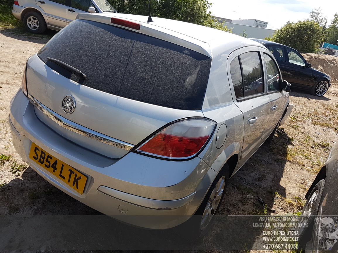 Naudotos automobilio dalys Opel ASTRA 2004 1.7 Mechaninė Hečbekas 4/5 d. Pilka 2016-6-08