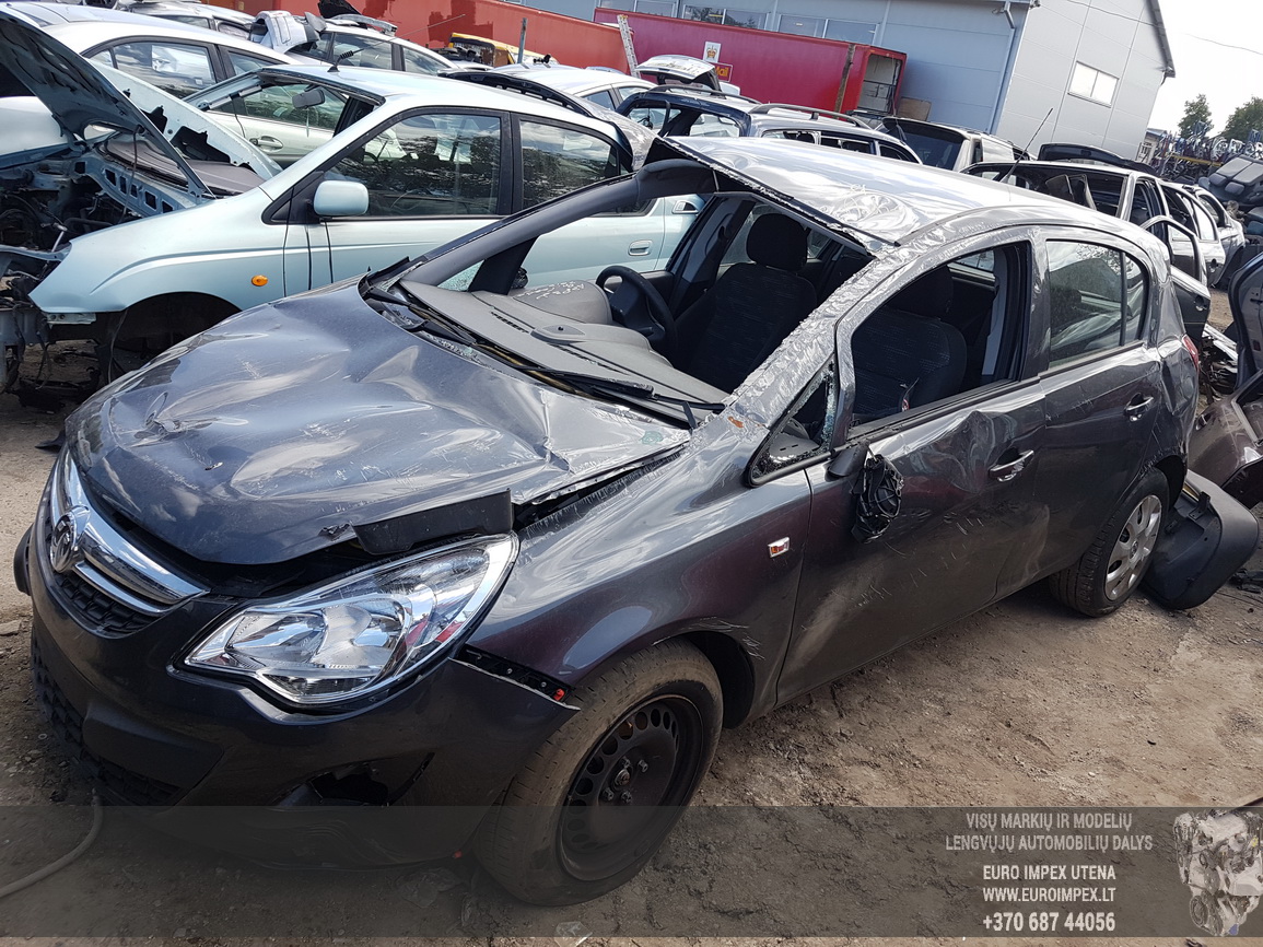 Used Car Parts Opel CORSA 2012 1.3 Mechanical Hatchback 4/5 d. Grey 2016-6-08