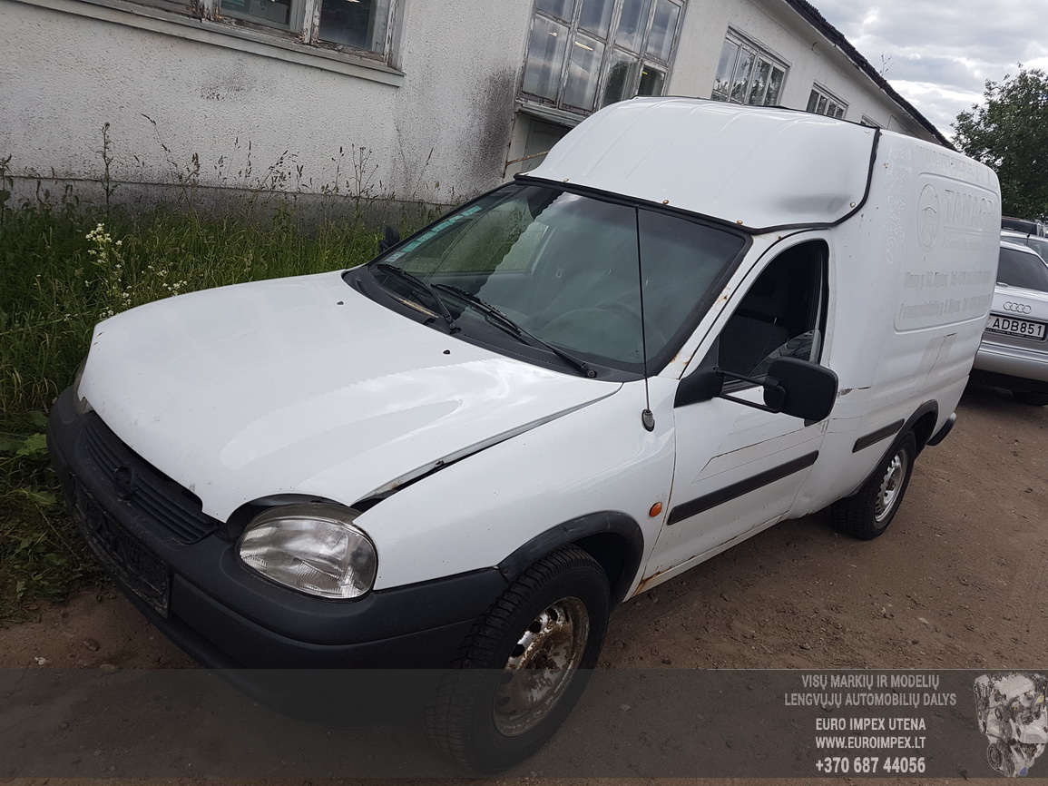 Подержанные Автозапчасти Opel COMBO 1994 1.7 машиностроение коммерческая 2/3 d. белый 2016-6-09
