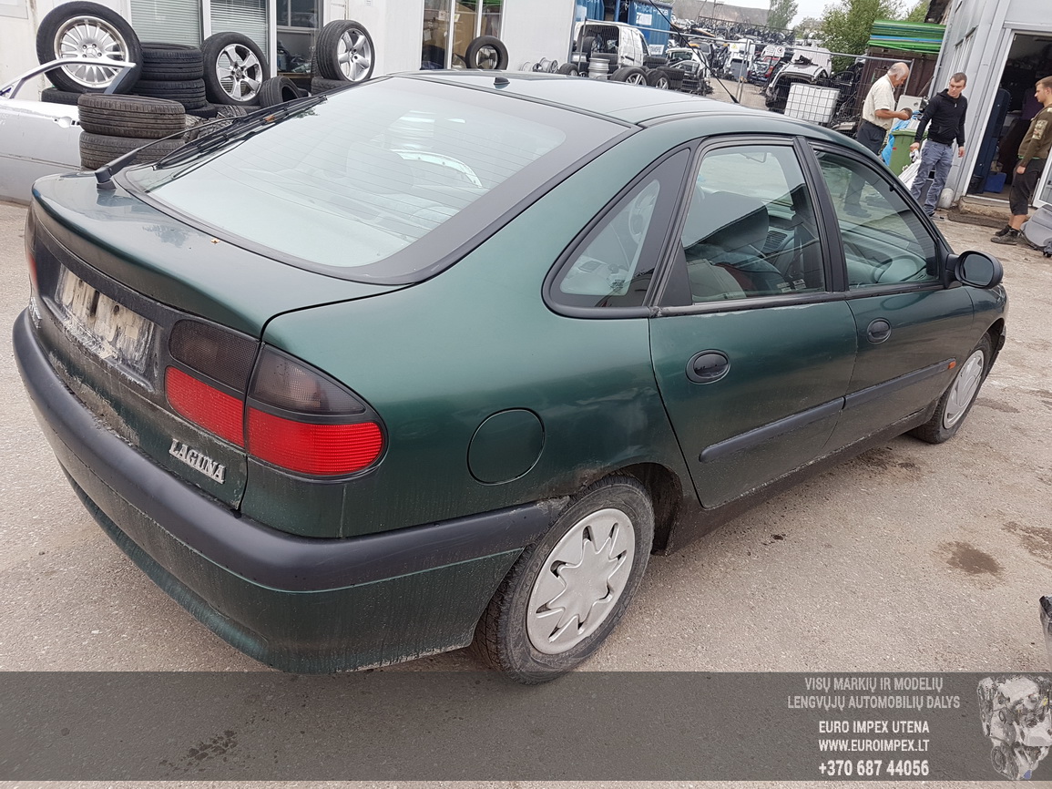 Подержанные Автозапчасти Renault LAGUNA 1995 1.8 машиностроение хэтчбэк 4/5 d. зеленый 2016-7-14
