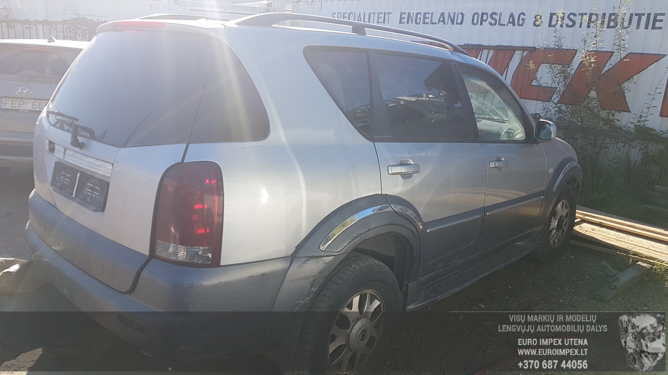 Used Car Parts SsangYong REXTON 2006 2.7 Automatic Jeep 4/5 d. Grey 2016-9-20